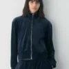 Alexa Velour Zip-up
