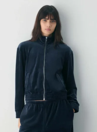 Alexa Velour Zip-up