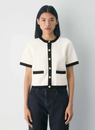 Approach Kurzarm-Strickjacke