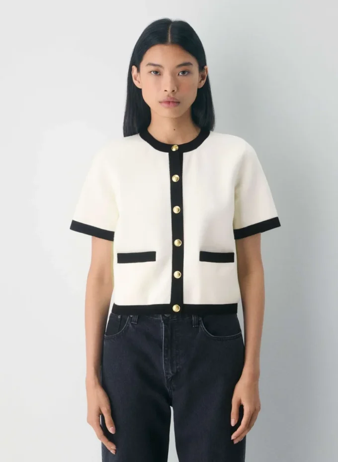 Approach Kurzarm-Strickjacke