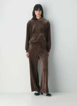 Audrina Velours-Hoodie