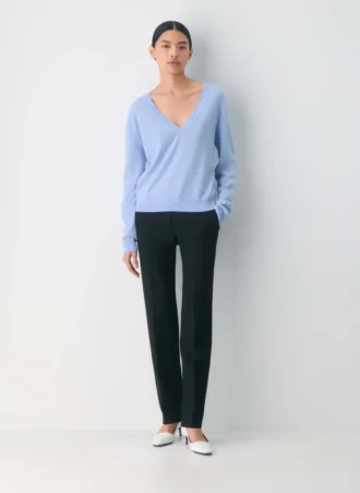 Bare Cashmere Pullover mit V-Ausschnitt