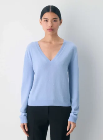 Bare Cashmere Pullover mit V-Ausschnitt