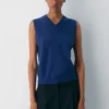 Bare Cashmere V-Ausschnitt-Strickweste