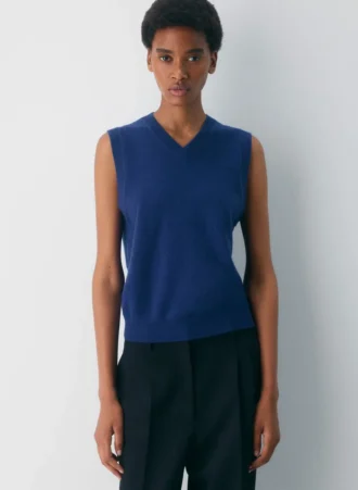 Bare Cashmere V-Ausschnitt-Strickweste