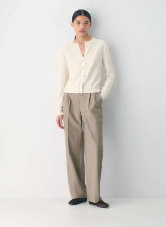 Bare Merino Wool Crew Cardigan