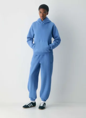 Bequeme Sweatfleece Mega Baggy Zip Jogger