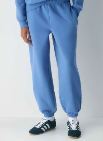 Bequeme Sweatfleece Mega Baggy Zip Jogger