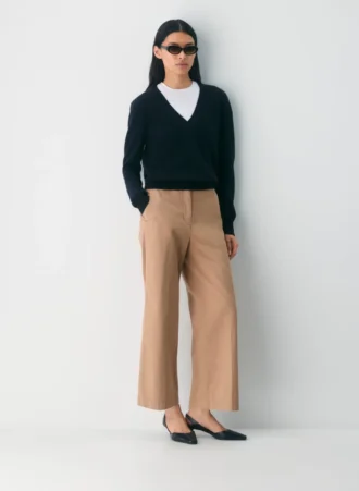 Chino Relaxed Hi-rise Wide Pant