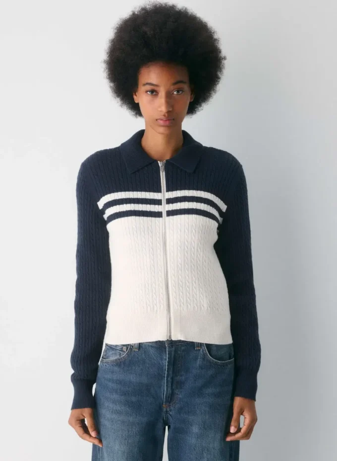 Cotton Charm™ Meadow Zip-up