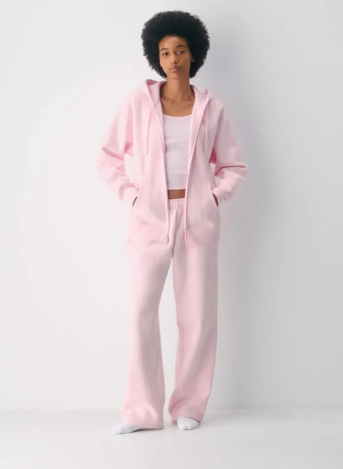 Cozy Sweatfleece Boyfriend Zip Hoodie