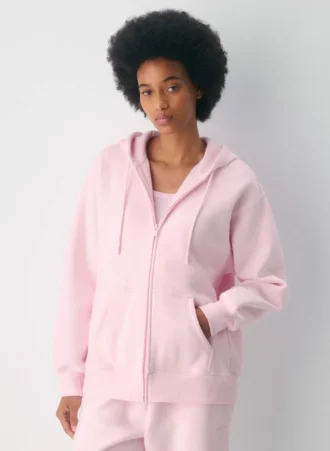 Cozy Sweatfleece Boyfriend Zip Hoodie
