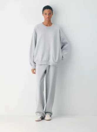 gemütliches Sweatfleece Neues Mega Crew Sweatshirt