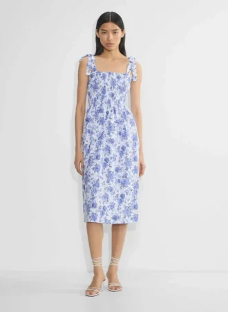 Golden Hour Leinenkleid