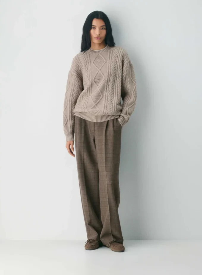 Heritage Knit Merino Wool Crew Sweater