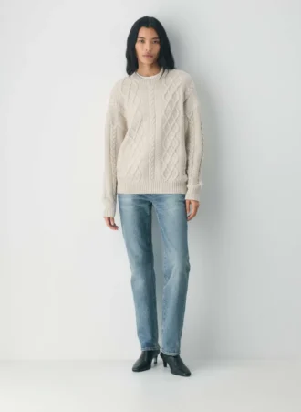 Heritage Knit Merino Wool Crew Sweater