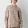 Heritage Knit Merino Wool Crew Sweater