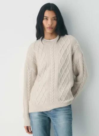 Heritage Knit Merino Wool Crew Sweater