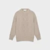 Heritage Knit Merino Wool Crew Sweater