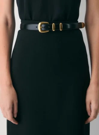 Legendärer Gürtel aus massivem Messing und Kalbsleder