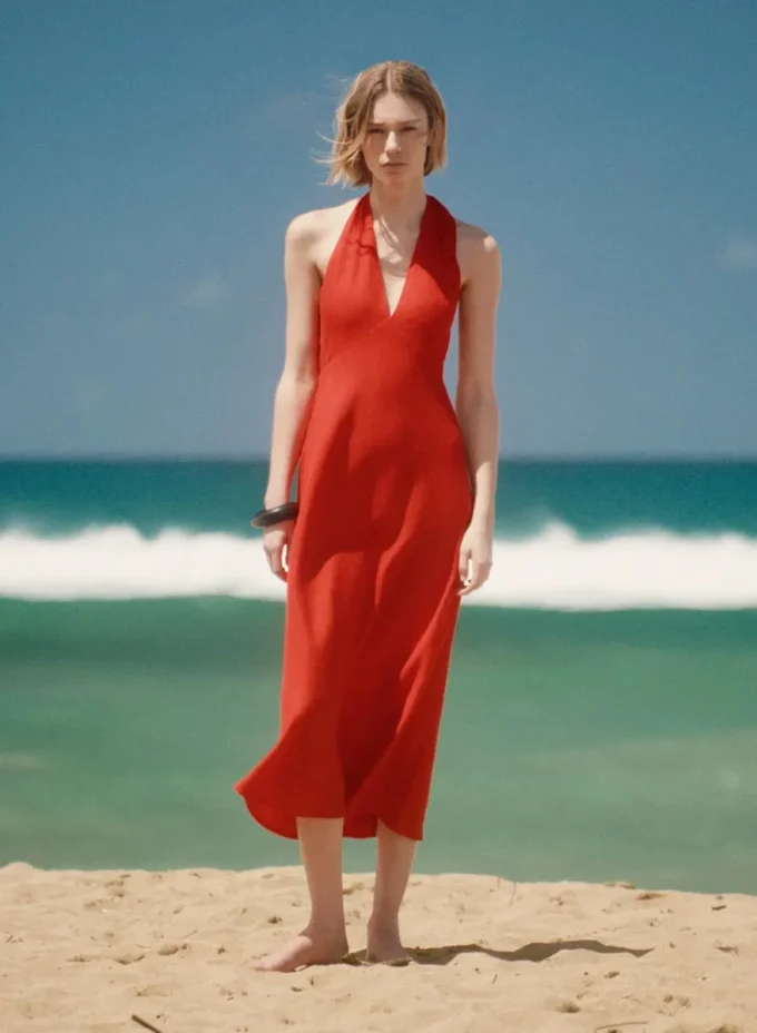 Leinenkleid „Nightscape”