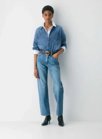 Lifetime Solid Brass Leather Wide Belt