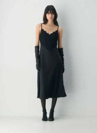 Memorize Satin-Kleid