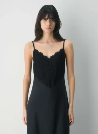 Memorize Satin-Kleid