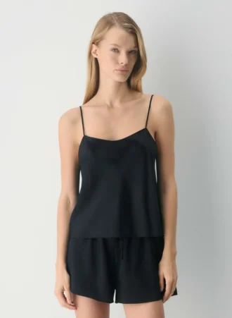 Nightside Seiden-Pyjama-Top