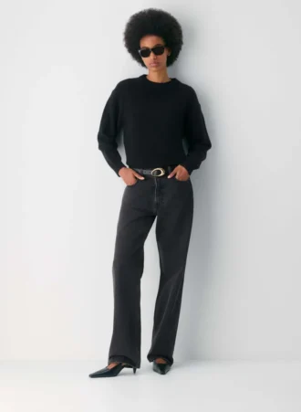 Perennial Solid Brass Leather Belt