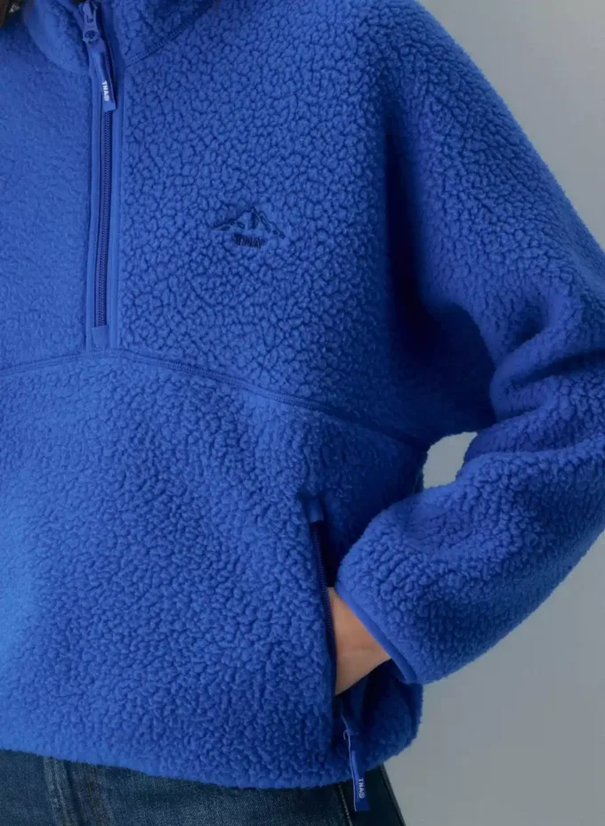 Polartec® Thermal Pro™ Sweatshirt mit halbem Reißverschluss und hoher Hüfte