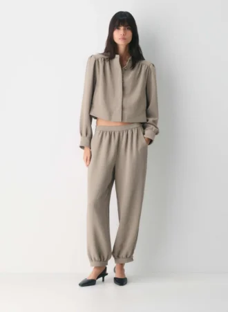 Safranfarbene Hose – Crepette™