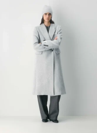 Slouchy-Mütze aus Kaschmir-Rippstrick